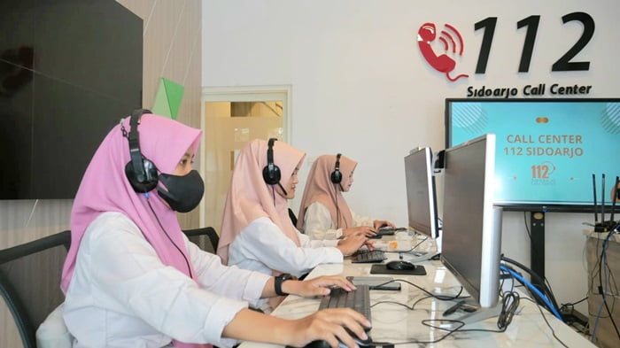 Layanan Respon Cepat Call Center 112 Sidoarjo.