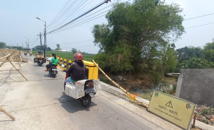 Jembatan Sumengko, Jatirejo sudah rampung.(blok-a.com/Syahrul)