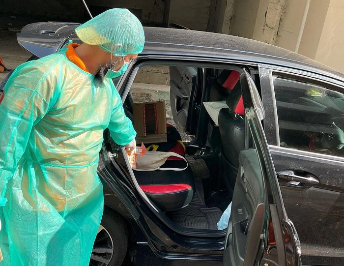 Polisi menyelidiki mobil pribadi mahasiswi Unair yang diduga bunuh diri.(dok. humas Polresta Mojokerto for blok-a.com)