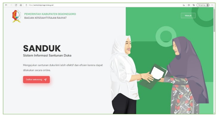 Sistem Informasi Santunan Duka Bojonegoro.