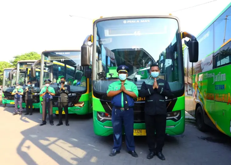 Armada Bus Trans Jatim. (dok. Humas Pemprov Jatim)