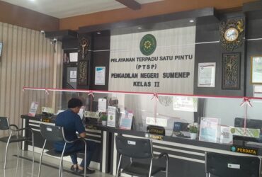 Pelayanan Terpadu Satu Pintu (PTSP) PN Sumenep.
