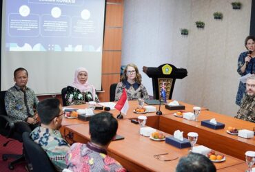 Launching penelitian kolaborasi Indonesia dan Australia, di Aula Rektor Universitas Trunojoyo Madura (UTM), Kamis (22/2/2024) pagi.