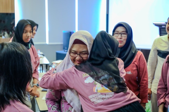 Wakil Bupati Gresik Aminatun Habibah dalam Musrenbang anak 2024 di Hotel Khas Gresik.