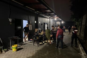 Razia kos-kosan oleh Satsamapta Polresta Mojokerto.(Dok. Polresta for blok-a.com)