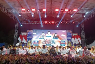 Pj Wali Kota Mojokerto M. Ali Kuncoro dalam kegiatan peringatan Isra Miraj dan sambut bulan suci Ramadan.(Blok-a.com/Syahrul)