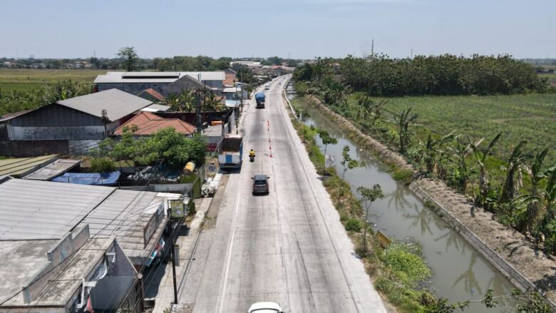 6 ruas jalan antardesa di Sidoarjo akan dibeton di triwulan pertama 2024.