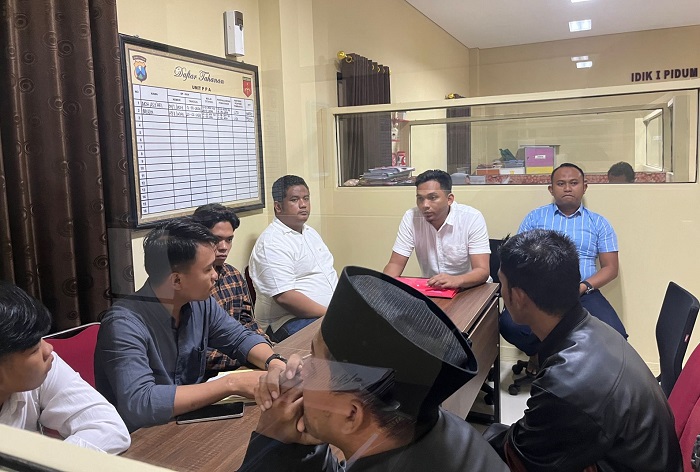 Audiensi APMS ke Polres Sumenep terkait tambang ilegal.