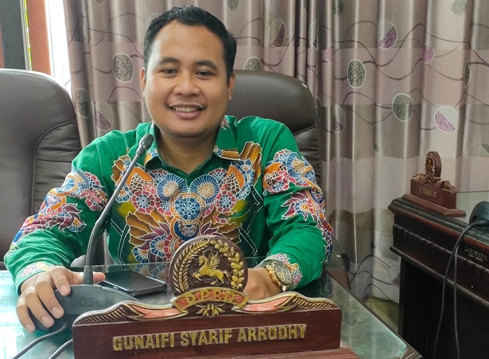 Anggota Komisi II DPRD Kabupaten Sumenep, Gunaifi Syarif Arrodhy.