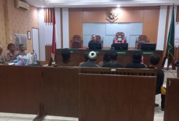 Sidang Tipiring hasil Operasi Pekat di PN Bojonegoro, Selasa (26/3/2024).