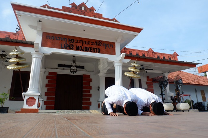 Lapas kelas IIB Mojokerto berikan remisi untuk warga binaan.(Dokumen Lapas Kelas IIB Mojokerto)