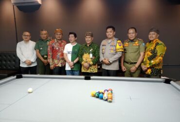 Peresmian pembukaan Amigos’18 Billiard & Café di Jalan Panglima Sudirman Kota Kraksaan, Probolinggo, Senin (20/5/2024) sore.