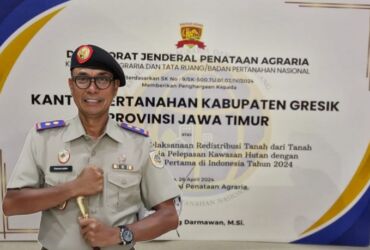 Kepala Kantor Pertanahan ATR/BPN Kabupaten Gresik Komarudin SH, MH. (blok-a.com/ivan)