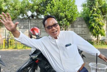Jopi Hartono, Ketua Banteng Muda Indonesia Kota Mojokerto.(Blok-a.com/Syahrul Wijaya)