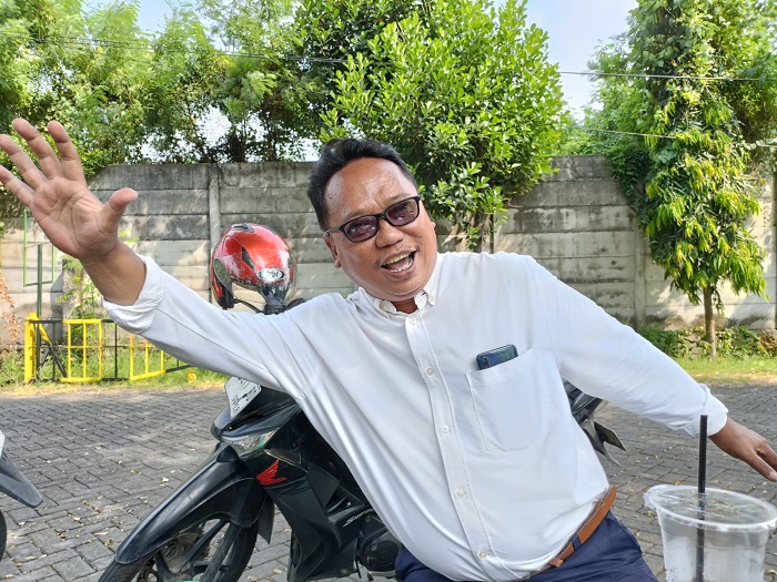 Jopi Hartono, Ketua Banteng Muda Indonesia Kota Mojokerto.(Blok-a.com/Syahrul Wijaya)