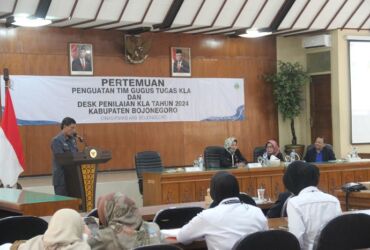 Pemkab Bojonegoro Gelar Pertemuan Tim Gugus Tugas Kabupaten Layak Anak (KLA).
