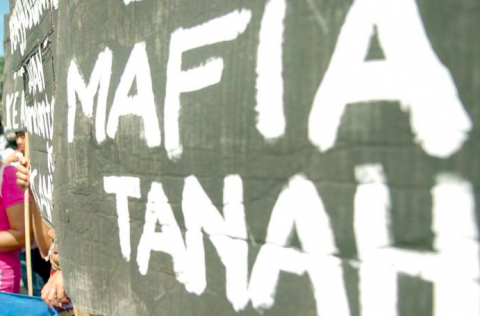 Ilustrasi mafia tanah.(ANTARA)