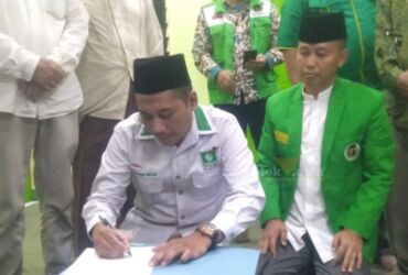 Pertemuan antara pengurus DPC partai PKB dan DPC partai PPP.(Blok-a.com/Syahrul Wijaya)