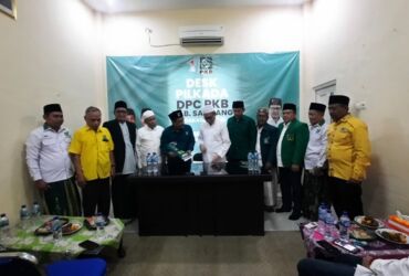 Ra Mamak dan H Ab diri ke DPC PKB Sampang, Selasa (28/5/2024).