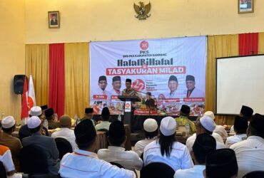 Tasyakuran milad PKS ke-22 di hall Hotel Panglima, Sampang, Sabtu (11/5/2024).