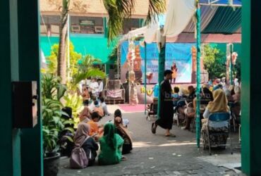 Kegiatan ulang tahun di SMPN 3 Kota Pasuruan.