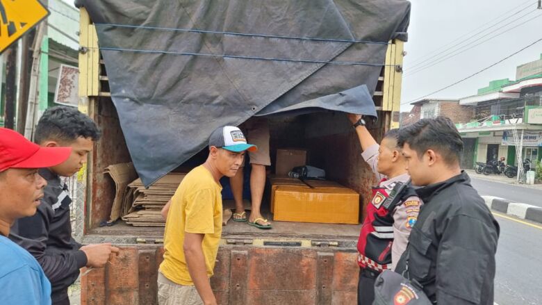 Barang bukti miras yang berhasil digagalkan Polres Jombang.(Dokumen Polres Jombang)