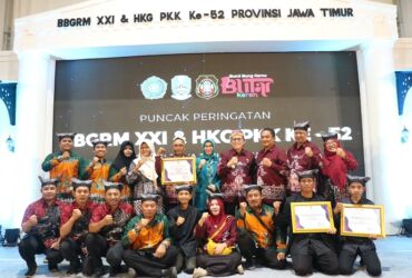 Pemkab Bojonegoro meraih sejumlah penghargaan di Puncak Peringatan Bulan Bhakti Gotong Royong Masyarakat (BBGRM) ke-XXI dan Hari Kesatuan Gerak (HKG) PKK ke-21 Provinsi Jatim 2024,
