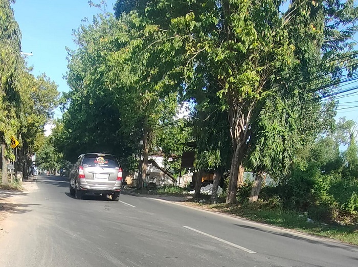 Jalan desa di wilayah Kabupaten Sumenep mulus beraspal.