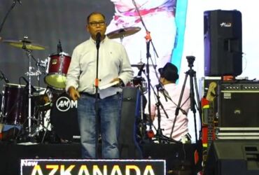 Pj Bupati Jombang Sugiat saat memberikan sambutan.(dokumen Kominfo for blok-a.com)