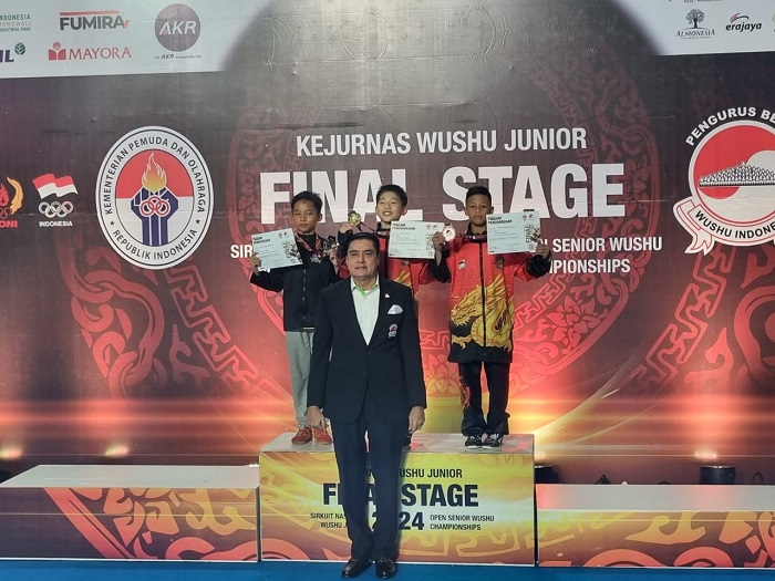 Hideki Hartanto juara 1 Chuji Nan Dao grup C putra dan Mathias Arsenio Prassetyo juara 3 Chuji Nan Dao grup C putra.