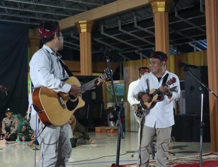 Penampilan para musisi jalanan di Ki Purwa Heritage Festival (KPHF) 2024.