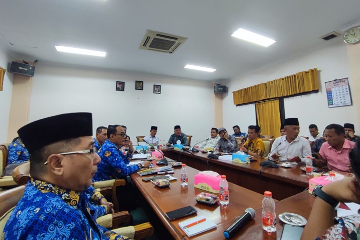 Audiendi PABPDSI Sampang di gedung DPRD, Rabu (17/7/2024).
