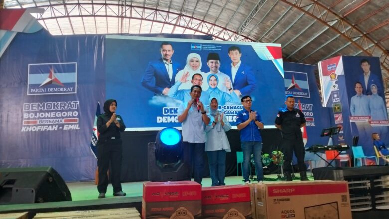 Di Tasyakuran Tiga Kader Terpilih DPRD, Demokrat Bojonegoro Siap Menangkan Setyo Wahono-Nurul Azizah