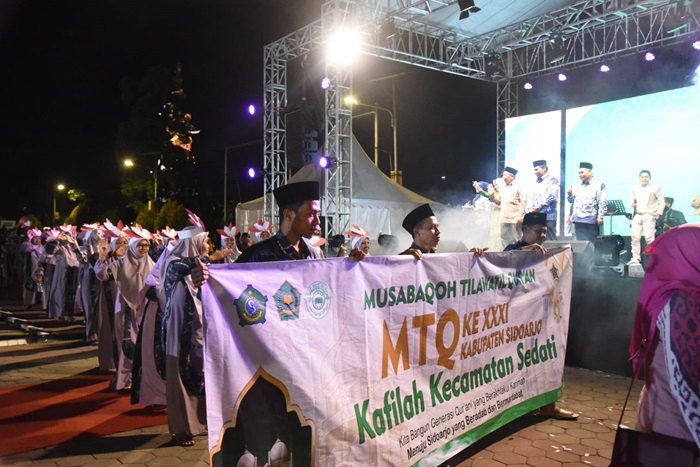 Pembukaan MTQ Kabupaten Sidoarjo ke-31 tahun 2024.