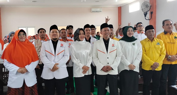 Ikfina mendapat dukungan dari PKS Kabupaten Mojokerto maju Pilkada 2024.(Blok-a.com/Syahrul Wijaya)