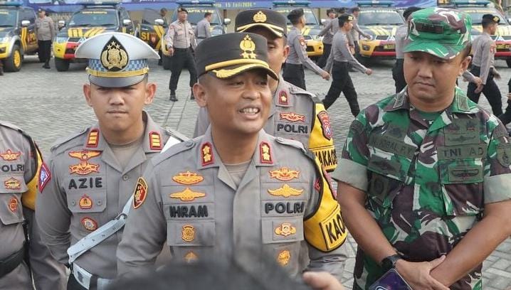 Kapolres Mojokerto AKBP Ihram Kustarto.(Blok-a.com/Syahrul Wijaya)