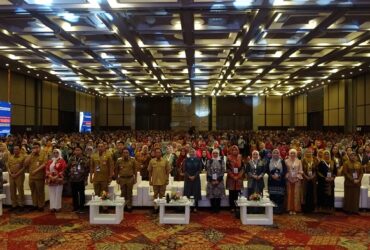 Rakernas Posyandu di Nusantara Hall Indonesia Convention Exibition Tangerang Banten.