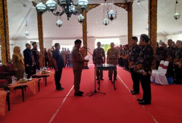 Pengukuhan anggota BPD seluruh desa di Kabupaten Sumenep, Selasa (10/9/2024).