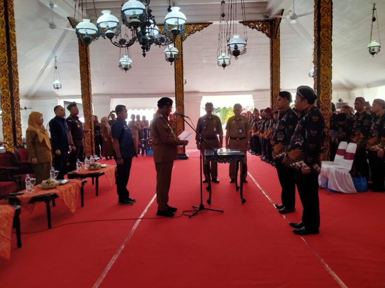 Pengukuhan anggota BPD seluruh desa di Kabupaten Sumenep, Selasa (10/9/2024).