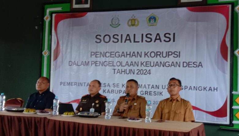 AKD Kecamatan Ujungpangkah gelar bimtek bersama Kejari dan Polres Gresik.