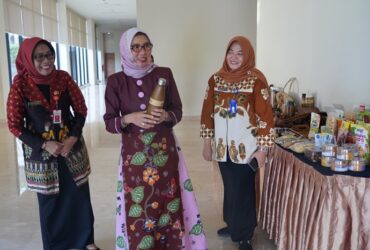 Pj Ketua Dekranasda Kabupaten Bojonegoro, Dian Adriyanto usai pembinaan IKM di Hotel Aston Bojonegoro City, Kamis (19/09/2024).
