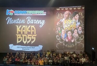 Nobar film "Kaka Boss" di CGV Sunrise Mall, Kota Mojokerto, Kamis (19/9/2024).