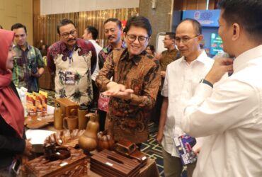 Pj Bupati Bojonegoro Adriyanto di sela Misi Dagang Pemprov Jatim dan Sumatera Utara.