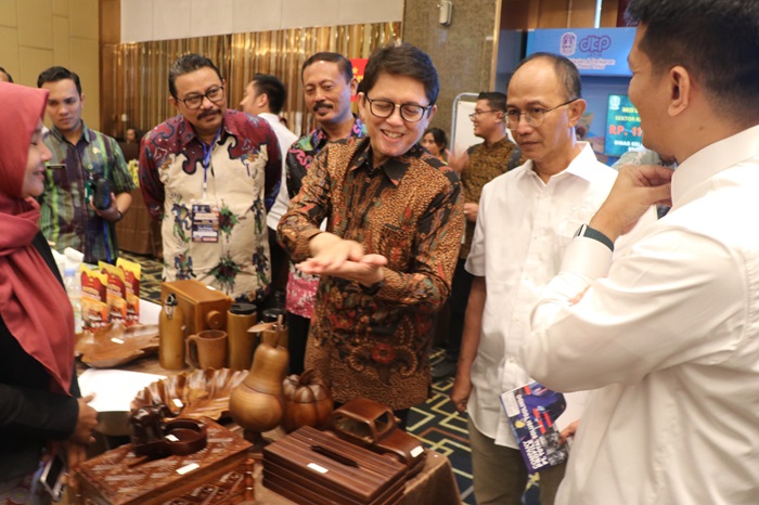 Pj Bupati Bojonegoro Adriyanto di sela Misi Dagang Pemprov Jatim dan Sumatera Utara.