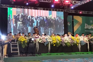 Suasana pembukaan Porsadin di Pondok Pesantren Nuris, Pungging, Mojokerto.(blok-s.com/Syahrul Wijaya)