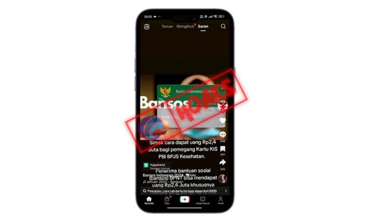 Hoaks di media sosial yang menyeret KIS Pemkab Bojonegoro.
