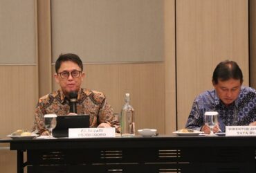 Pj Bupati Bojonegoro, Adriyanto dalam rapat RDTR bersama Kementerian ATR/BPN, Selasa (1/10/2024).