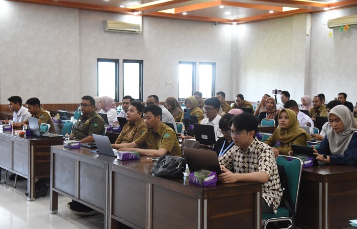 Pelatihan kompetensi admin Medsos OPD di Aula BKD Sidoarjo