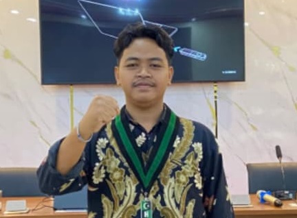 Bagas Normahendra Ketua HMI Komisariat P UNIBA periode 2025-2026.