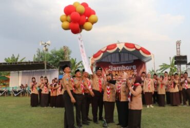 Jambore Ranting Kecamatan Kapas Tahun 2025 di Lapangan Desa Bakalan, Kecamatan Kapas, Bojonegoro.
